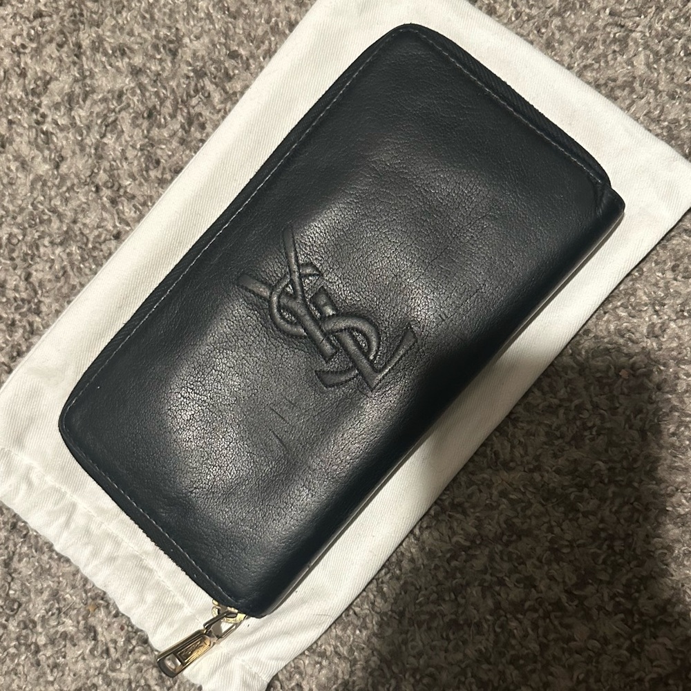 Yves Saint Laurent Black Wallet